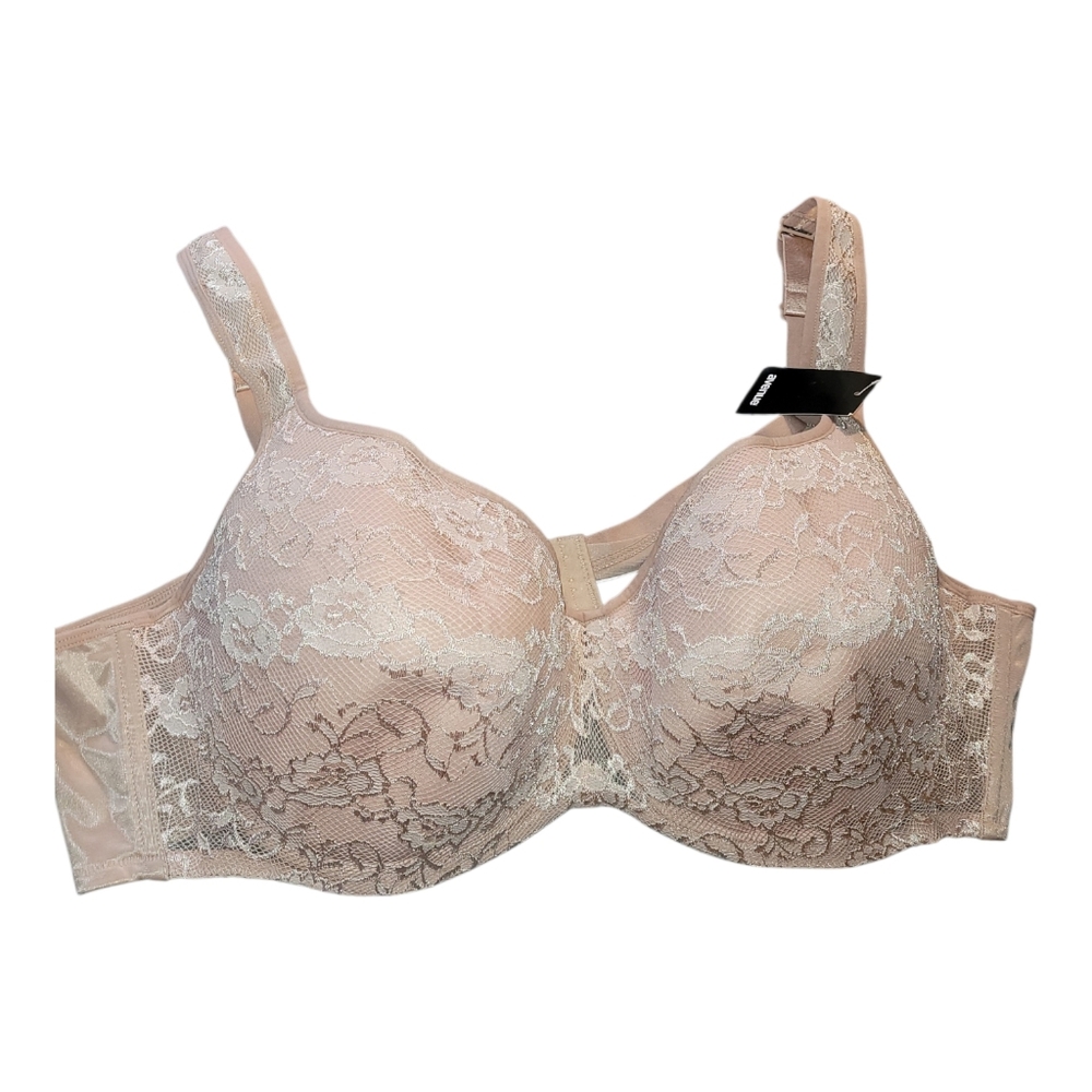 NWT Avenue Tan Lace Underwire Bra 52C